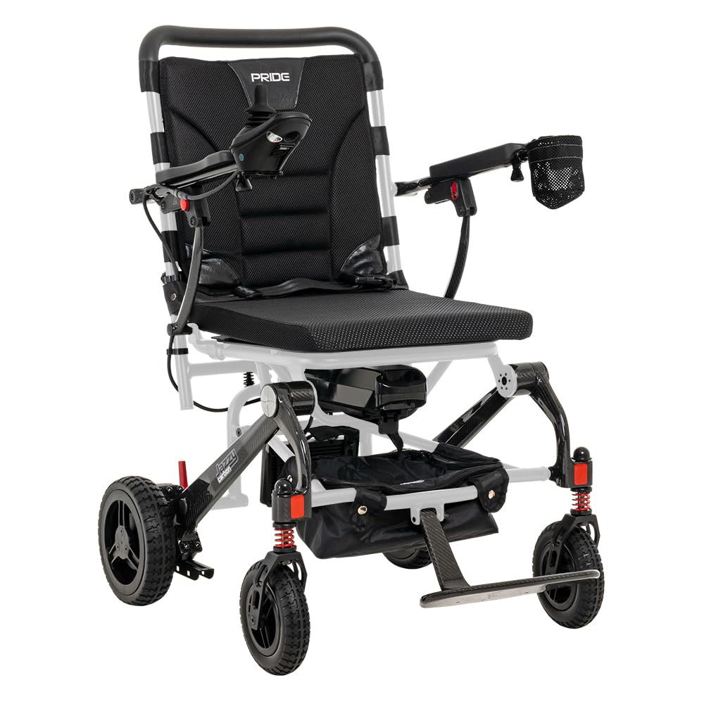 Amazon.com: Pride Jazzy Carbon Power Wheelchair + Travel Bag Kit